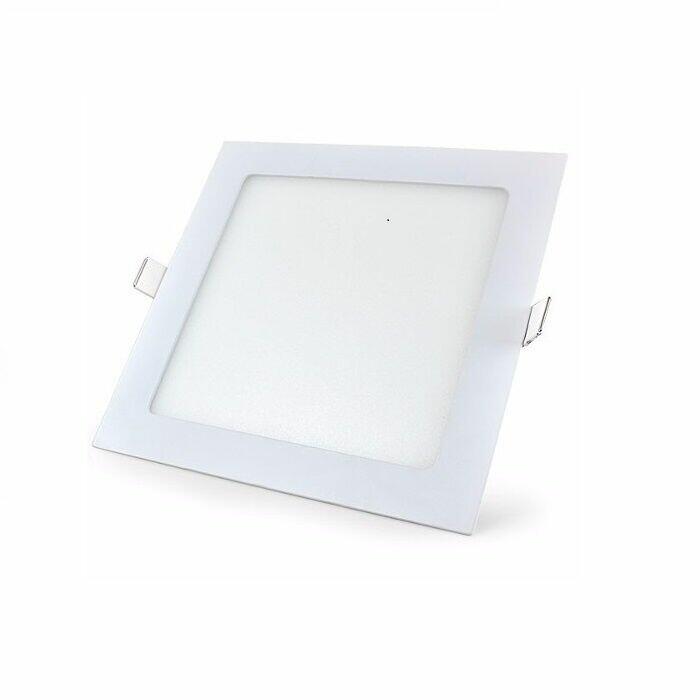 Painel LED Embutir Quadrado Lux Autovolt 18W 6500K Luz Branca Taschibra