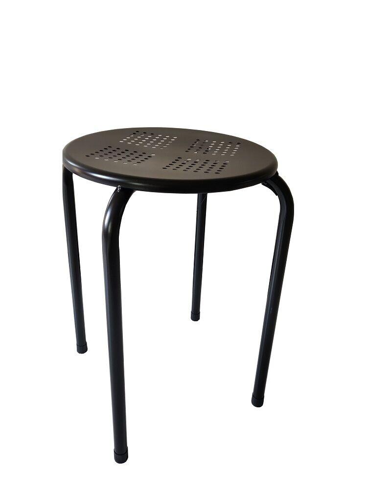 Banqueta Coin 43x30cm Preto Diagonal