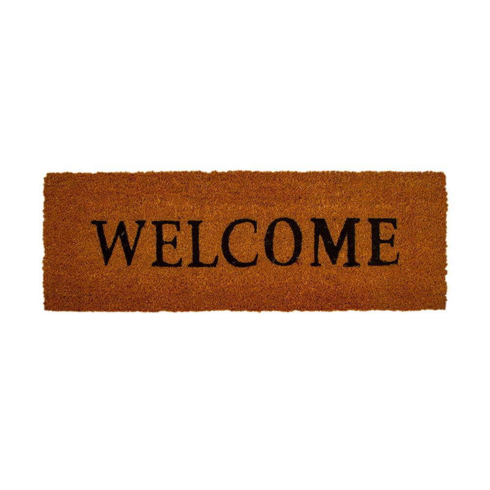 Capacho Long Welcome 75x25cm Diagonal