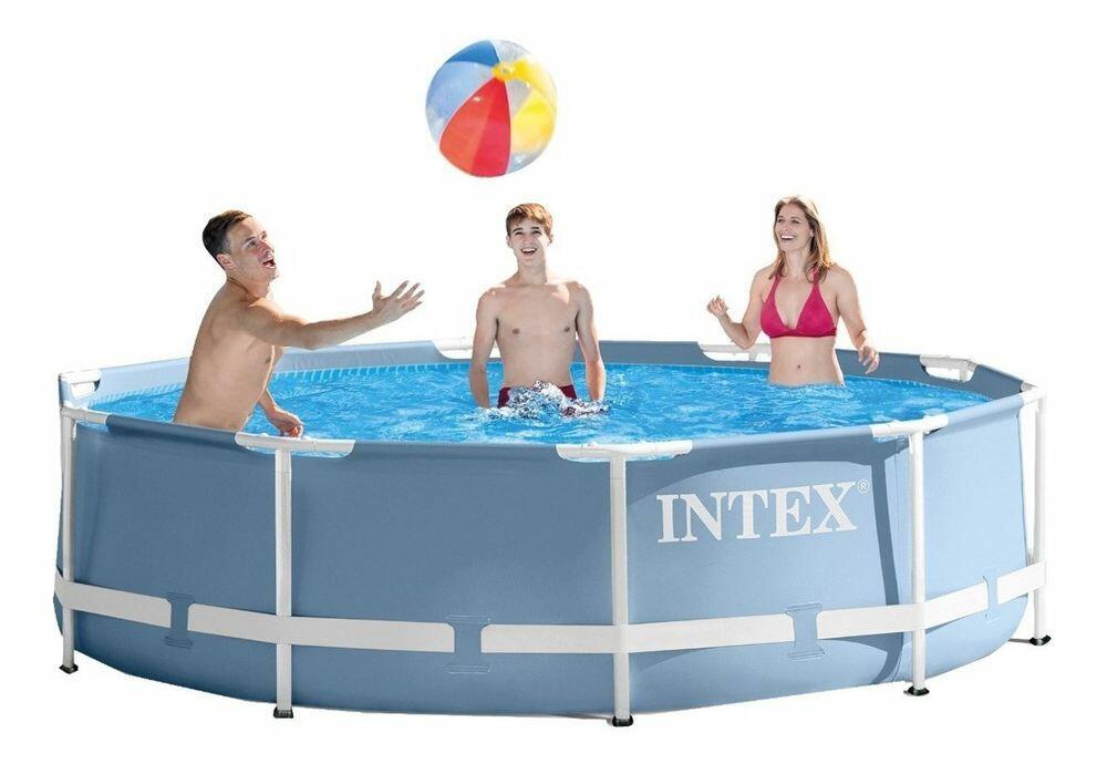 Piscina de Armação Circular 6.503L Azul Intex