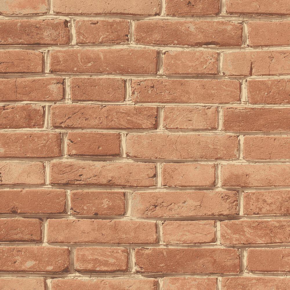 Papel de Parede Tijolos Marrom e 52x950 m