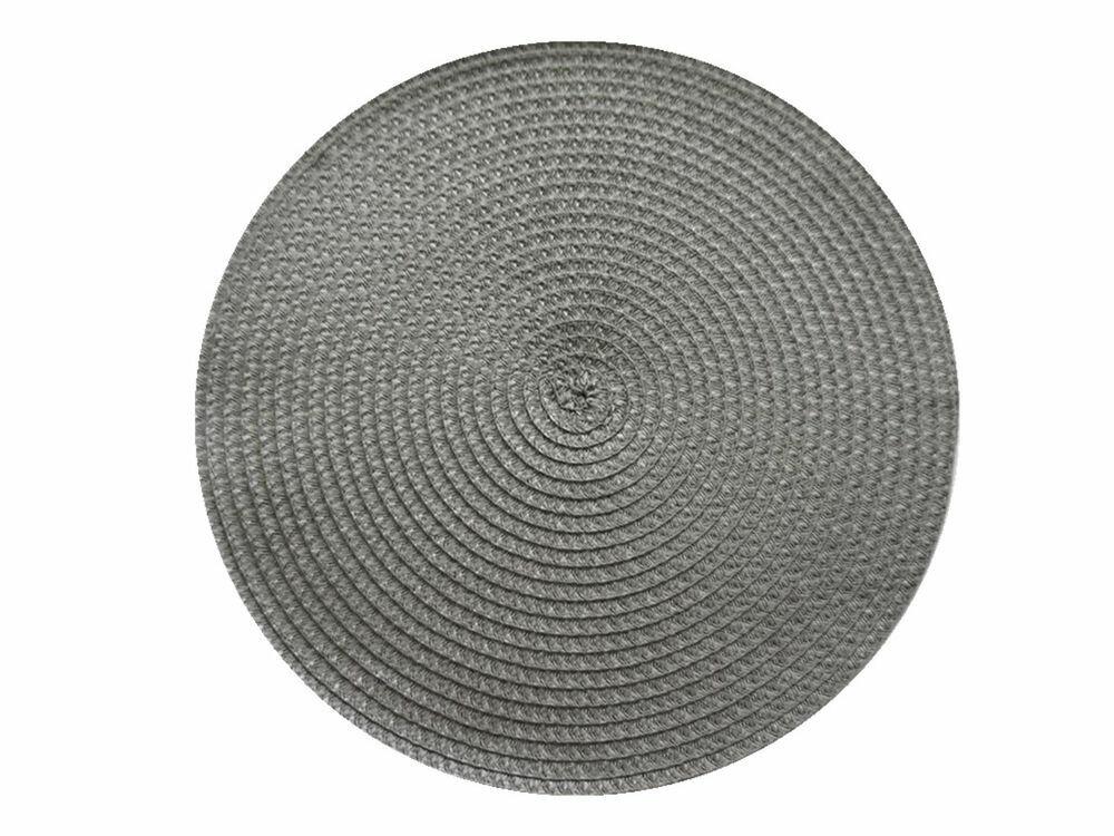 Lugar Americano Labirinto 38cm Cinza Casa&Ideia