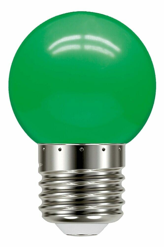 Lâmpada LED Bolinha Taschibra TBL 05 E27 1W Verde