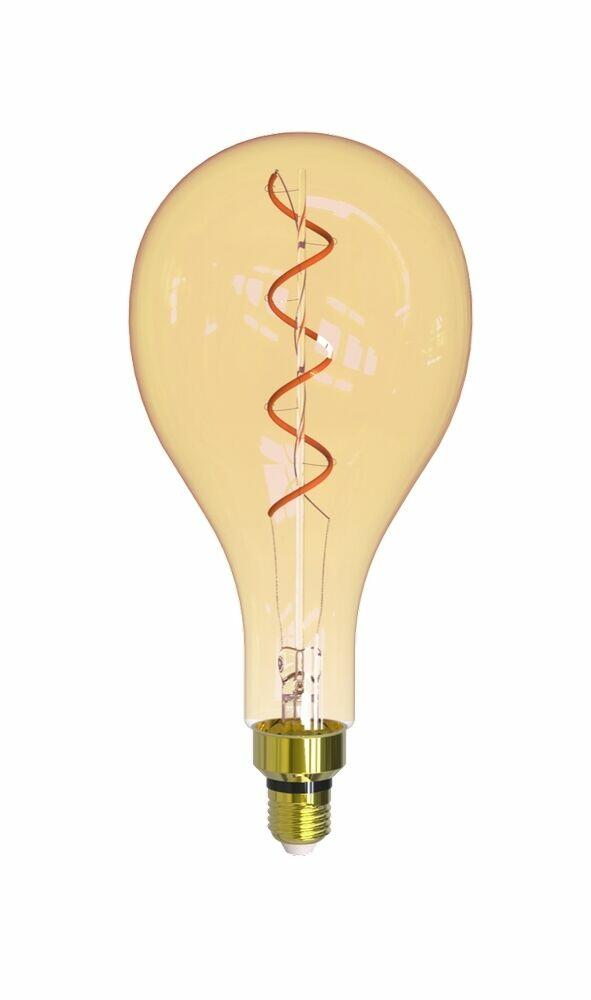 Lâmpada LED Filamento Taschibra Giant 4W E27 Gota Ambar