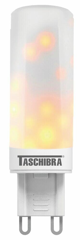 Lâmpada LED Taschibra Flamejante 1W Ambar