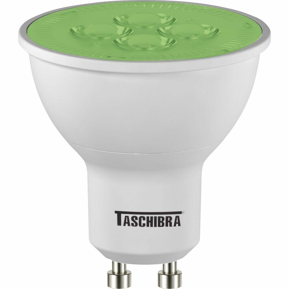 Lâmpada LED Bulbo Taschibra TDL RGB 5W GU10 com Controle