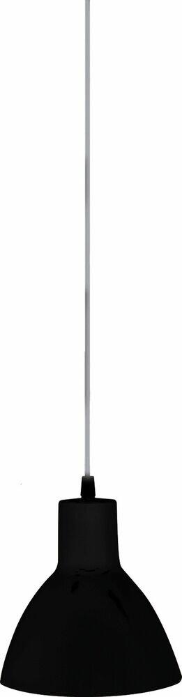 Pendente Taschibra 1 Lâmpada TD 622 17,5cm E27 Preto