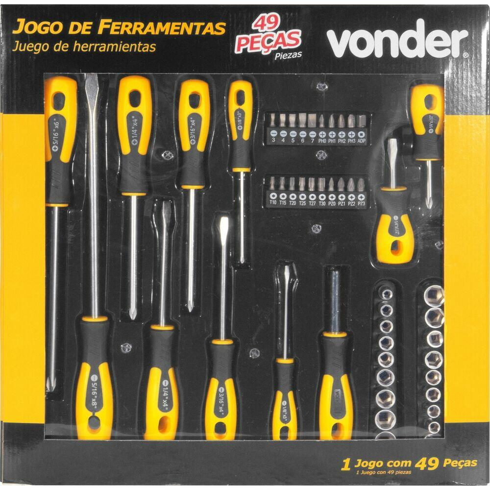 Kit de Ferramentas Vonder 49 Peças