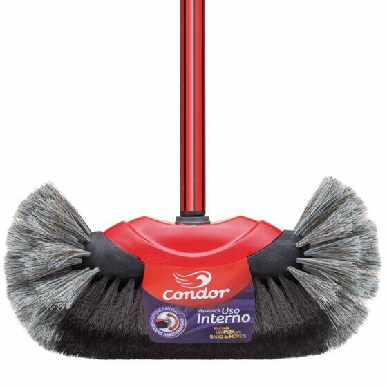 Vassoura Uso Interno 970102 Vermelha Condor
