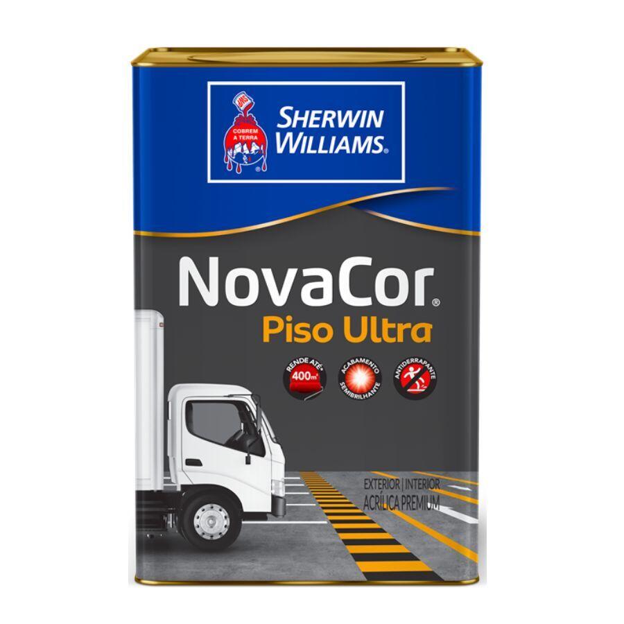 Tinta Piso 18l Novacor Piso Ultra Cz Chumbo Sherwin William