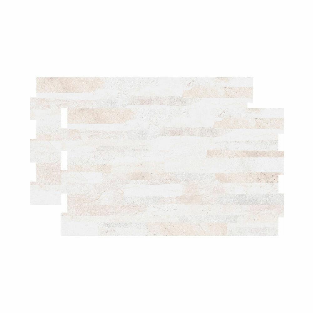 Revestimento Parede Oássis Milano Pérola Bold Acetinado 31x54 Savane
