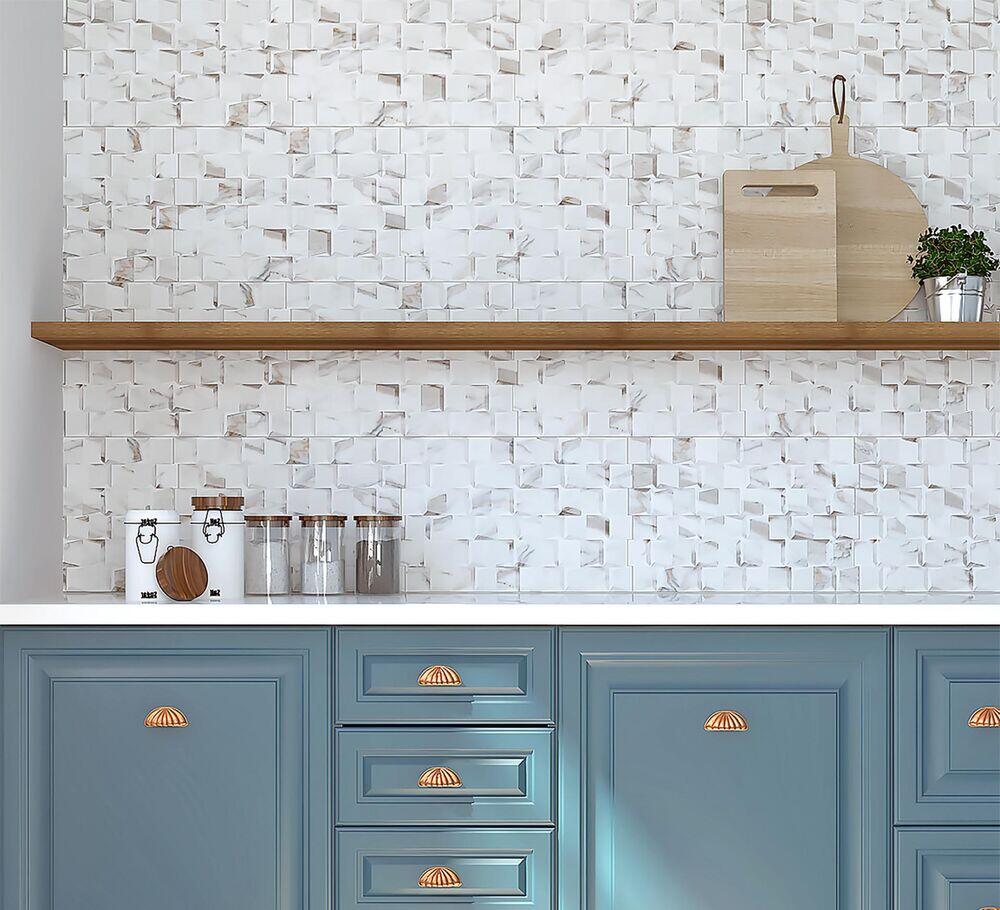 Revestimento Parede Prisma Carrara Bold Acetinado 31x54 Savane