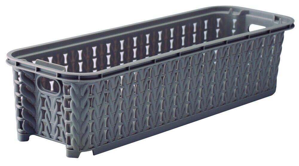 Cesto de Plástico Trama 26,8x8,2x6,1cm Fendi Plasútil