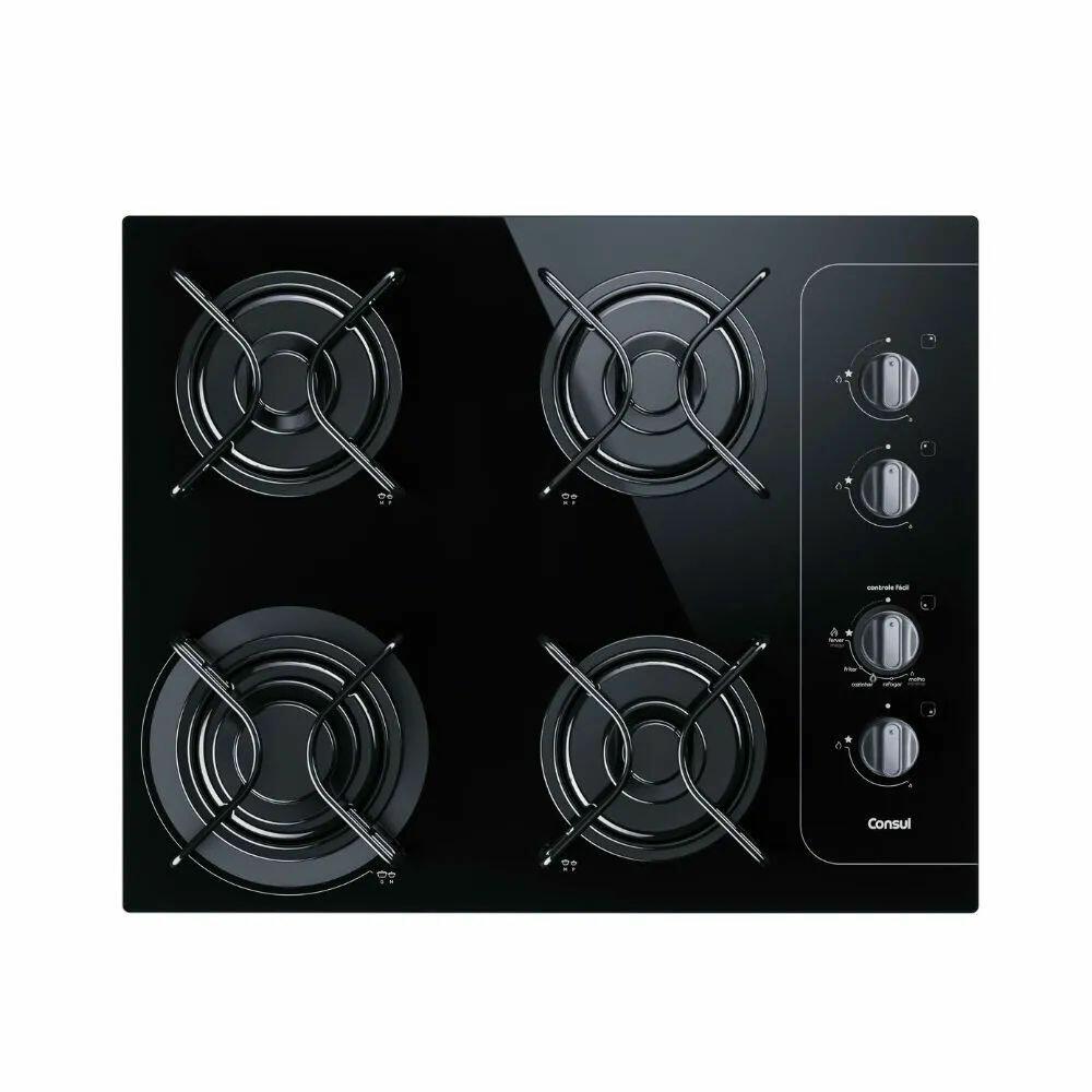Cooktop a Gás CD060AE 4 Bocas Preto Consul