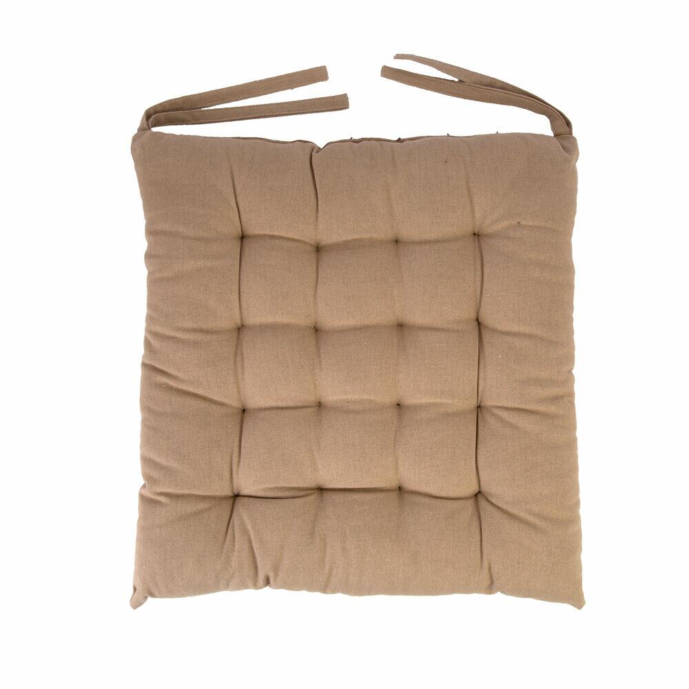 Almofada para Cadeira Shefield 45x45cm Bege Diagonal