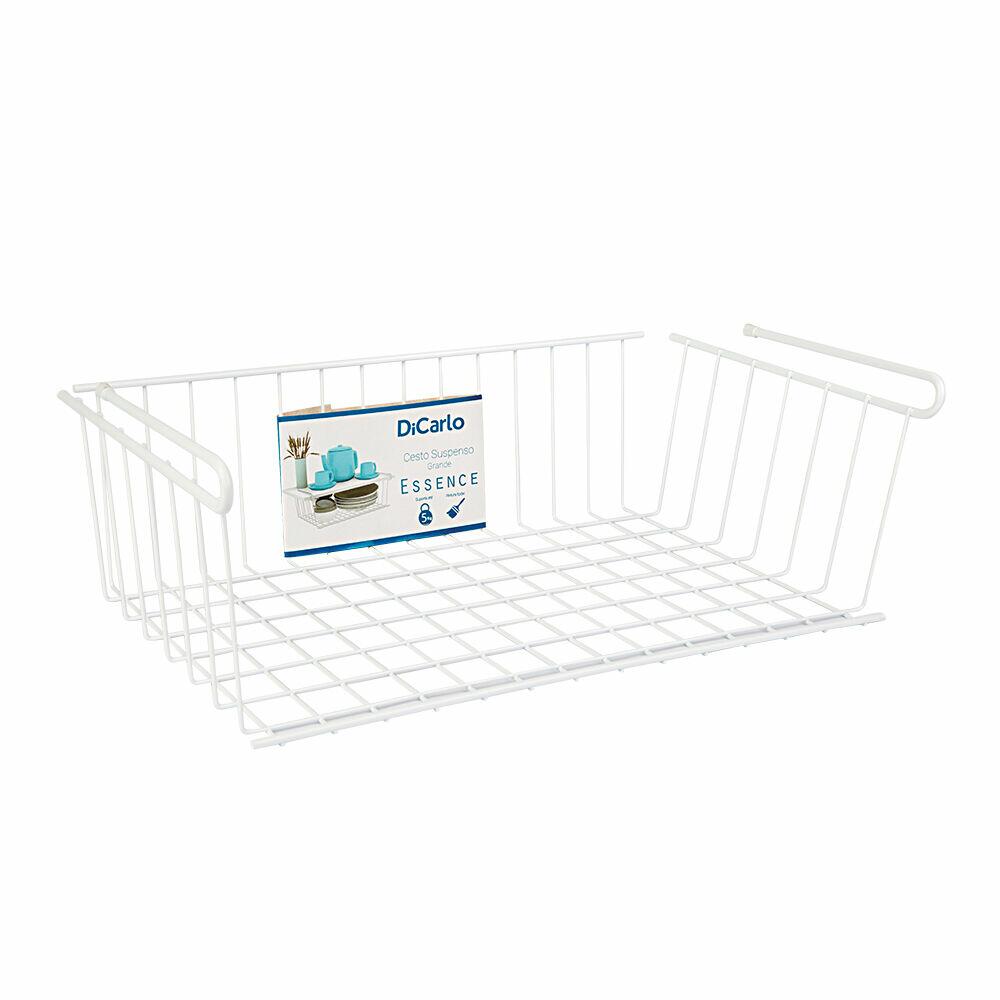 Cesto Suspenso Dicarlo Móveis Essence 46cm Branco