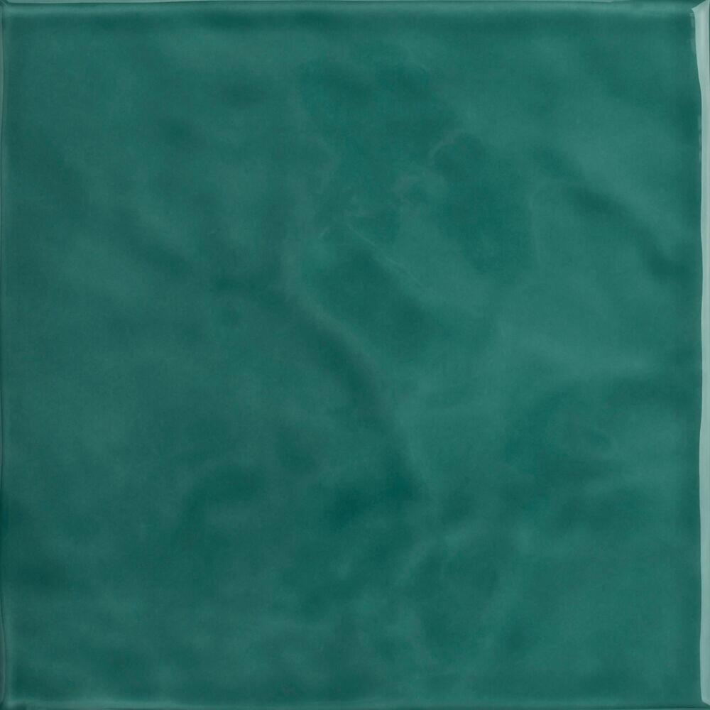 Revestimento Parede Eliane Onda 20x20cm Brilhante Verde Jade