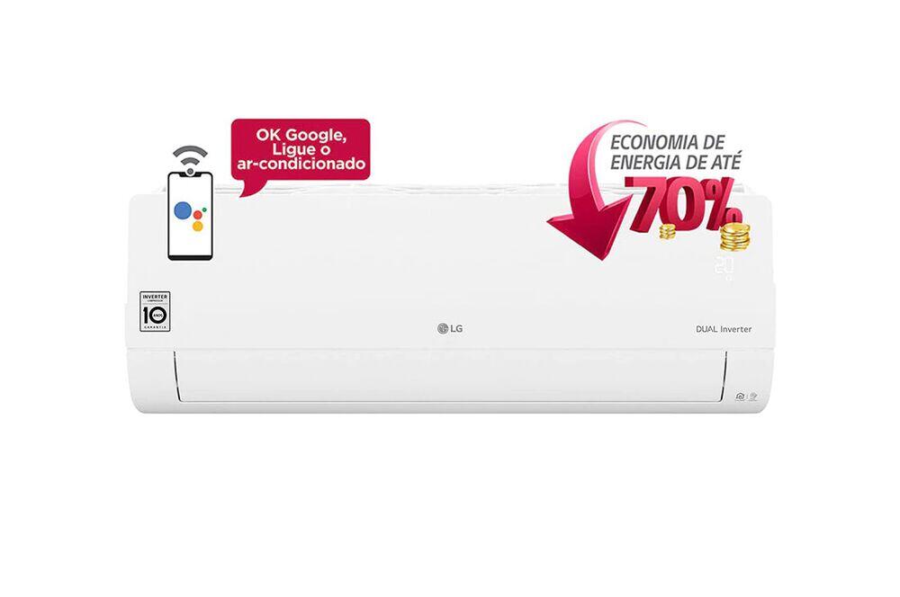 Ar Condicionado Inverter 11.000 BTUs Dual Só Frio S4NQ12JA3AD 220V Split LG