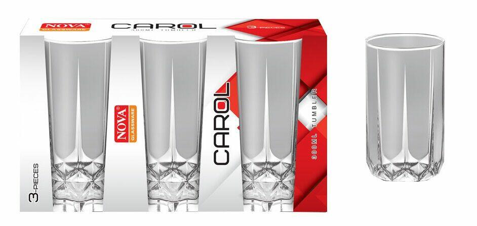 Jogo de Copos Carol 3 Peças 300ml Casa&Ideia