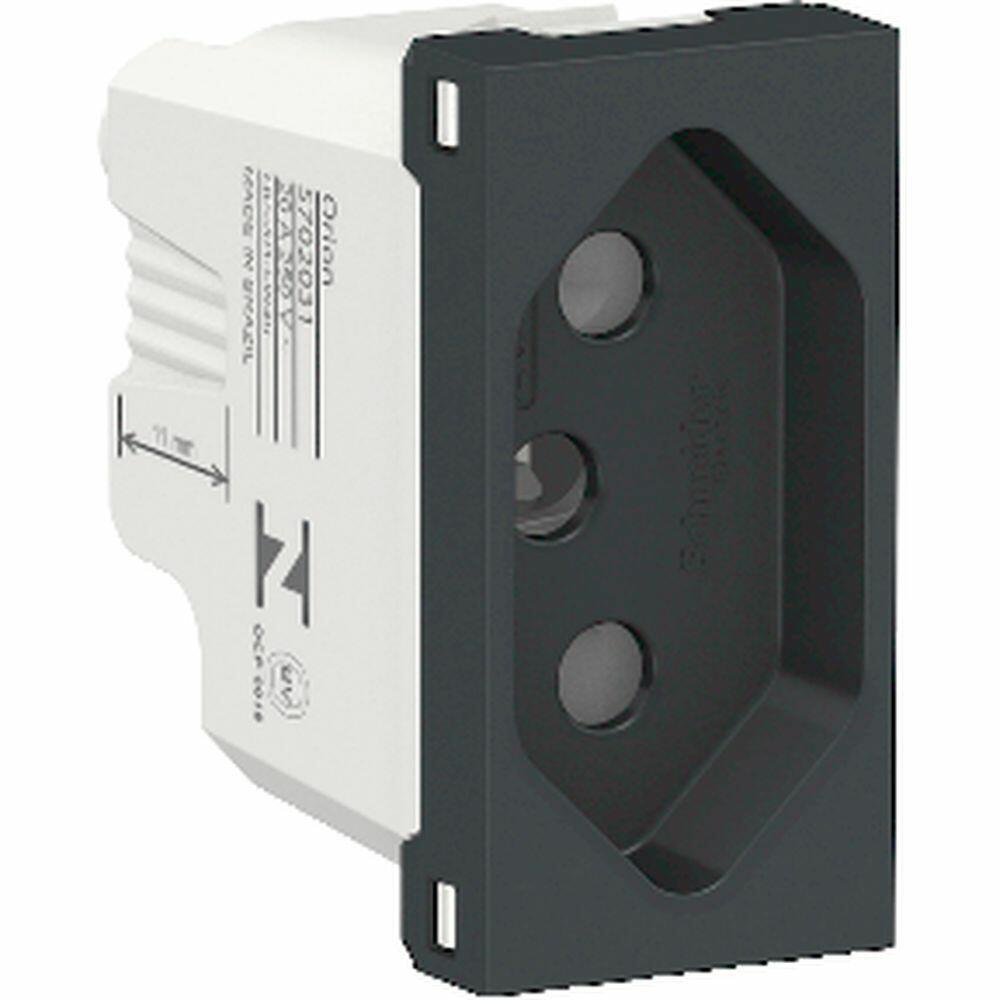 Módulo Tomada 2P+T Schneider Orion Cinza 20A