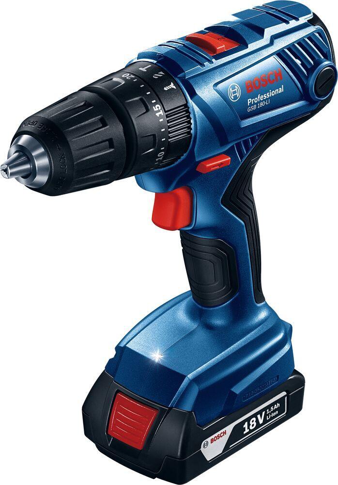 Furadeira Parafusadeira Impacto GSB 180-LI 18V 1/2
