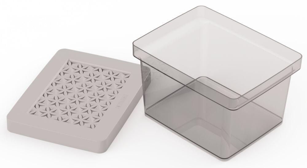 Caixa Alta com Tampa Hana Gelo P 15,5x20x12cm