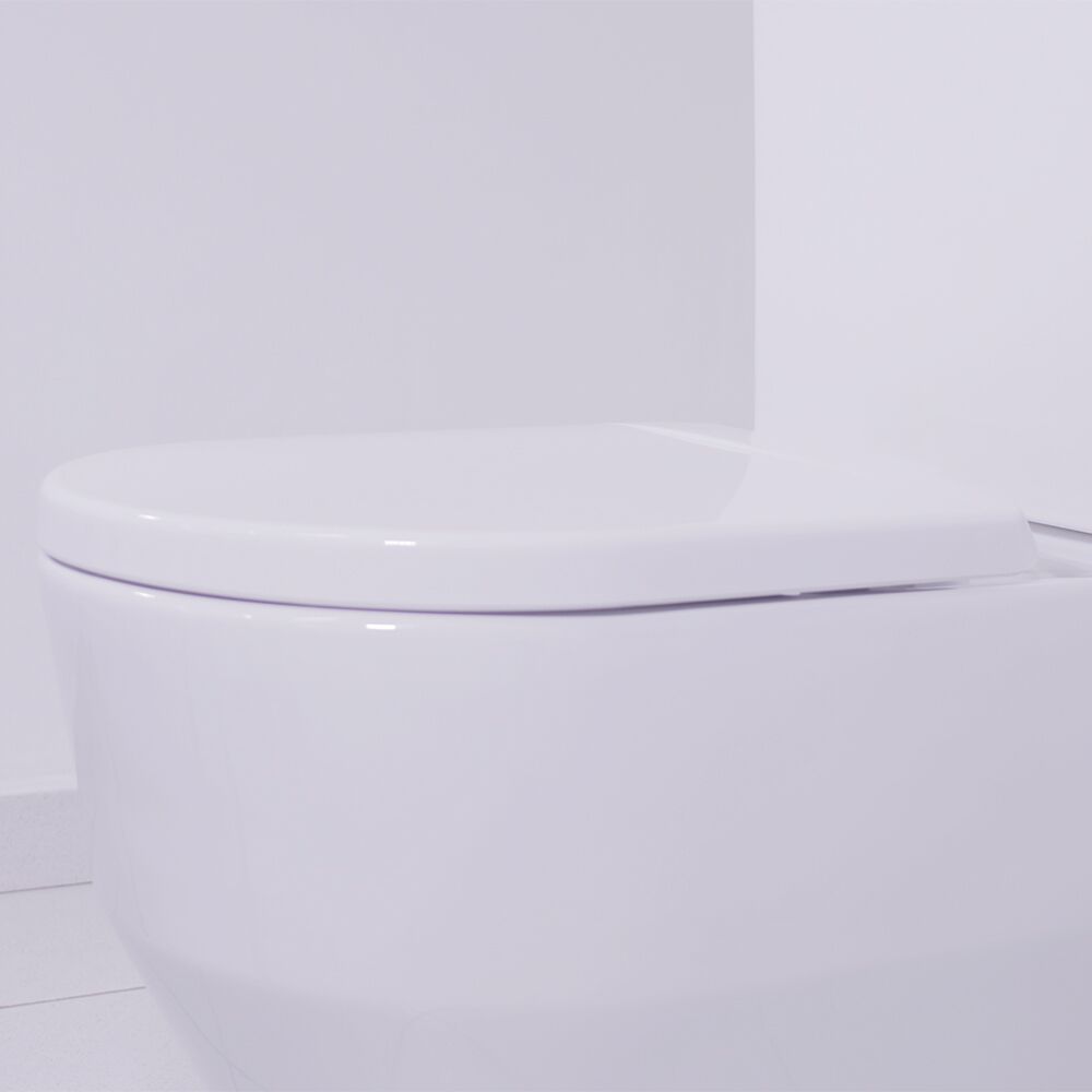 Assento Sanitário Polipropileno Riviera com Queda Amortecida Tupan