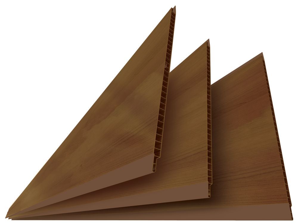 Forro PVC Liso 8mmx20cmx6m Mogno Plastilit