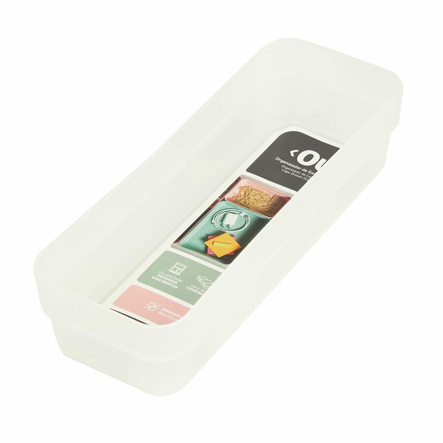 Organizador de gavetas Tamanho G Logic Natural Ou