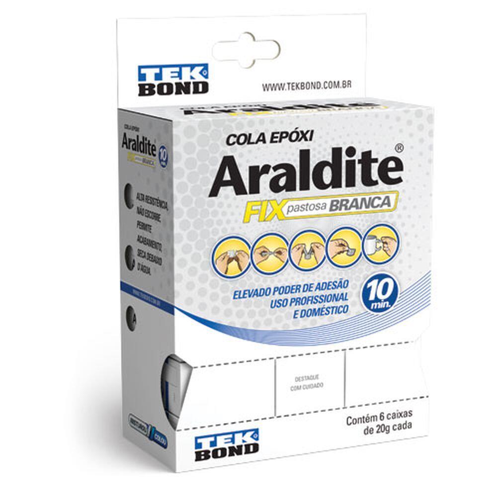 Adesivo Linha Araldite Fix 20g Branco Tekbond