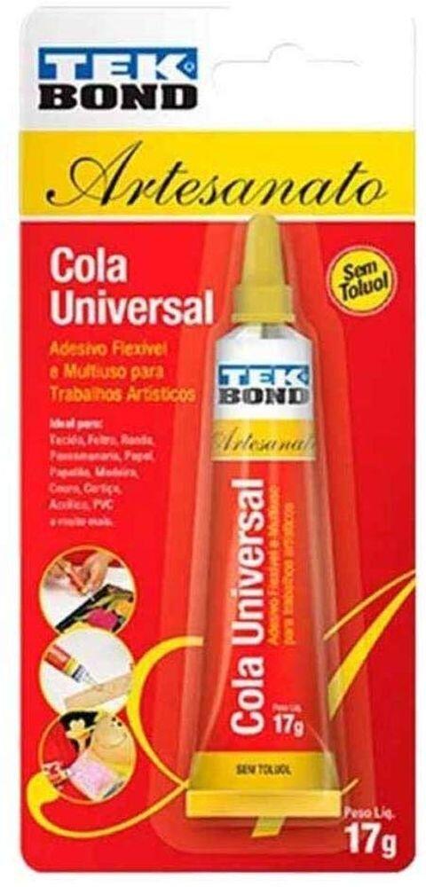 Adesivo Universal Artesanato 17g Incolor Tekbond