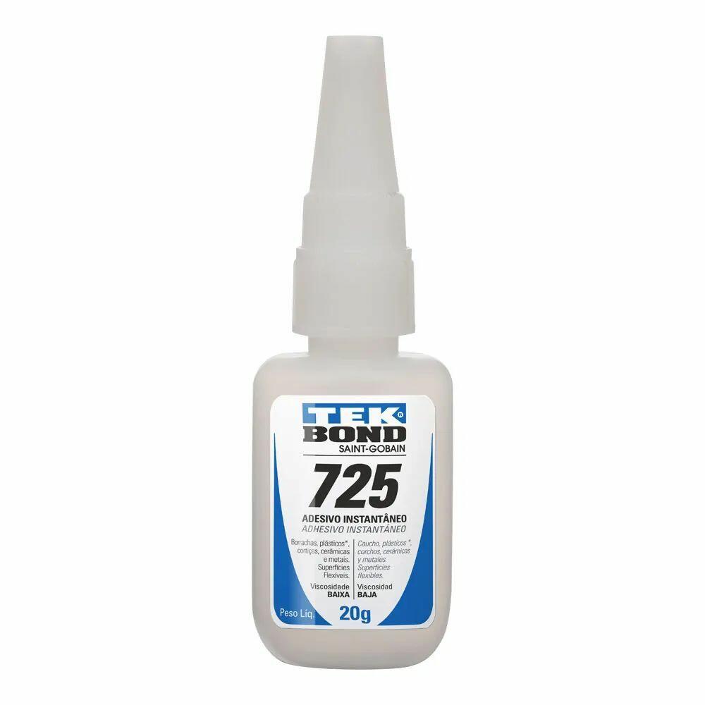 Adesivo Instantâneo 725 20g Incolor Tekbond