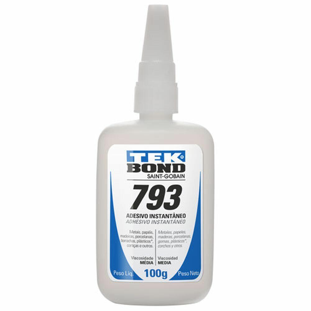 Adesivo Instantâneo 793 6x4x14.5cm 100g Tekbond