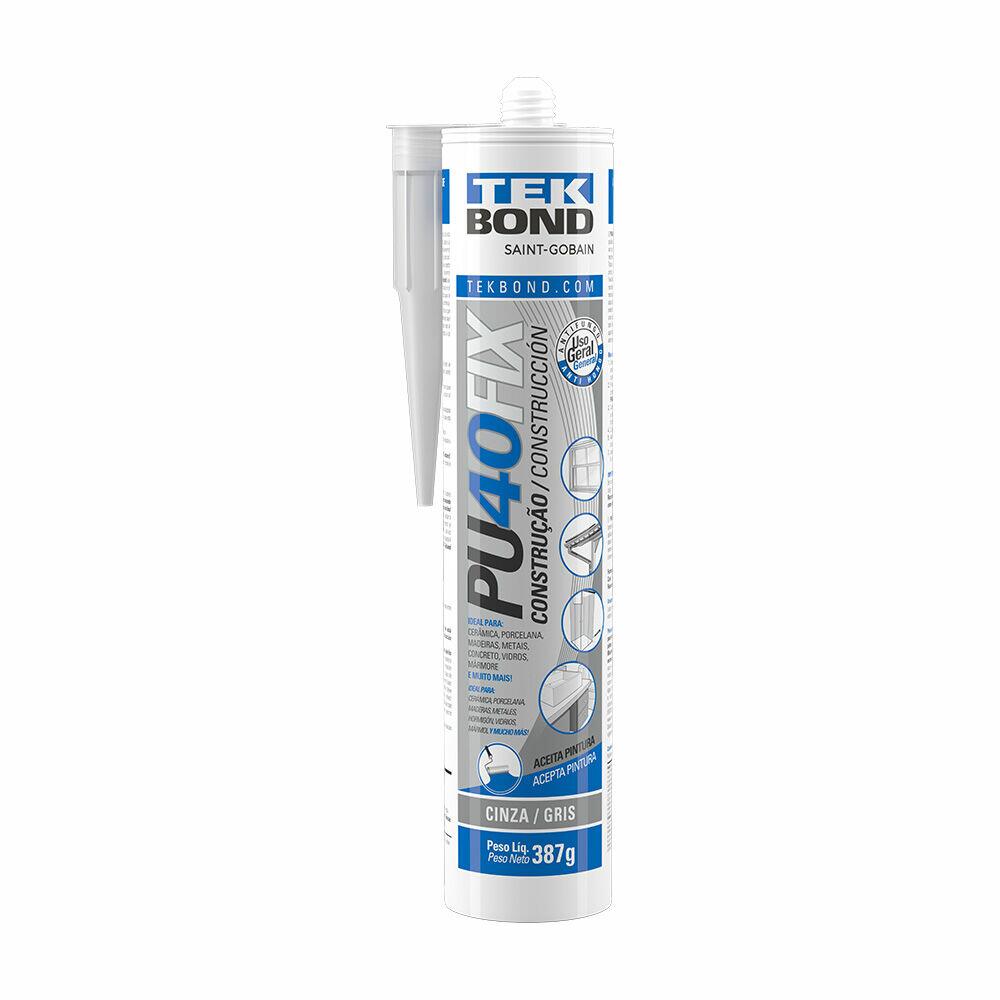 Adesivo Multiuso PuFix 387g Cinza Tekbond
