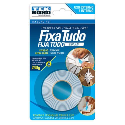 Fita Dupla Face Tekbond 1,9cmx1,5m