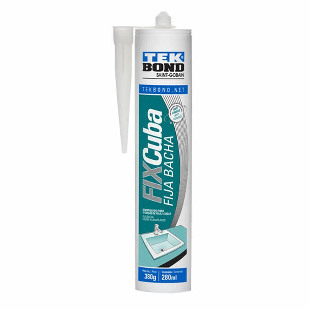Adesivo Linha Fix Cuba 380g Cinza Tekbond