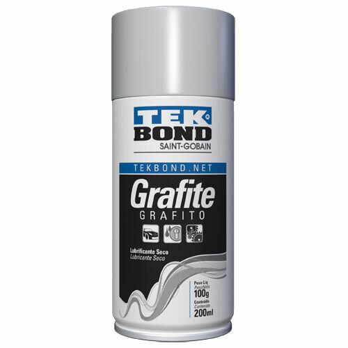 Adesivo Grafite Lubrificante Seco 200ml Grafite Tekbond