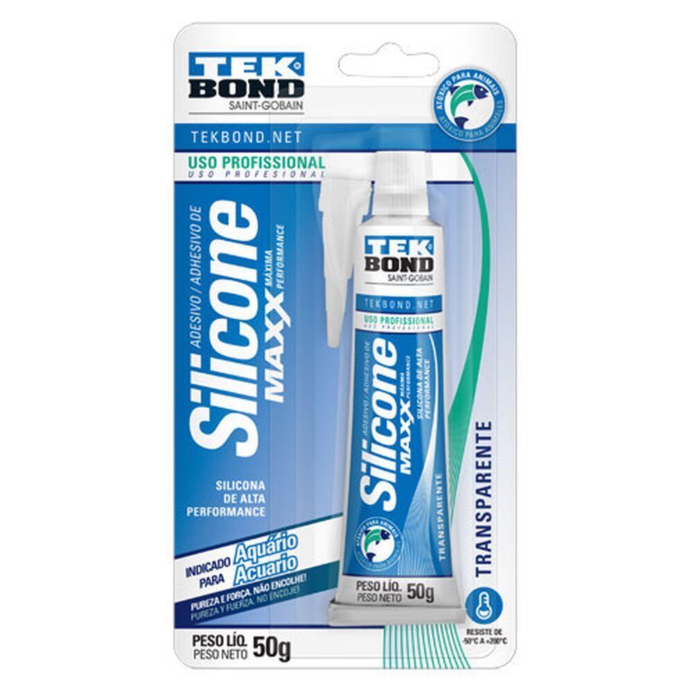Silicone Acético Maxx 50g Incolor Tekbond