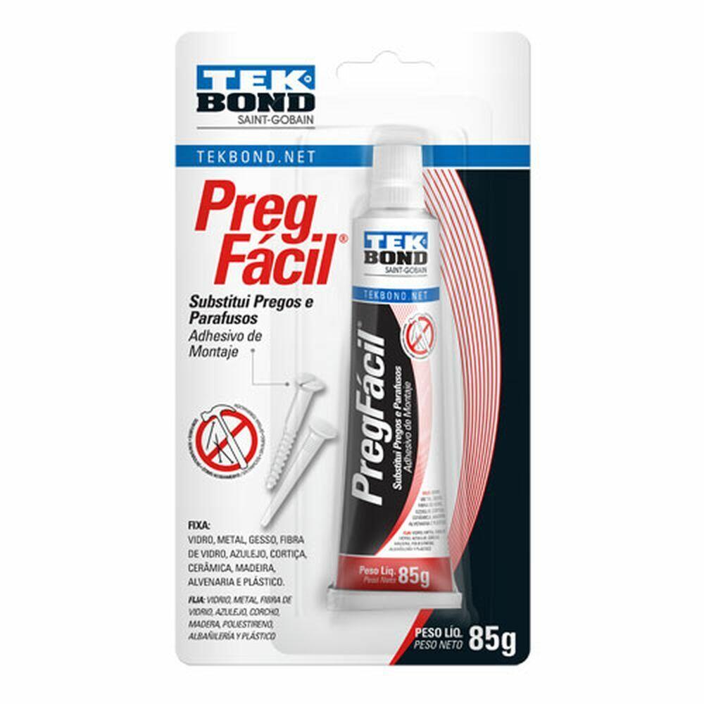Adesivo Linha Prega Fácil 85g Bege Tekbond