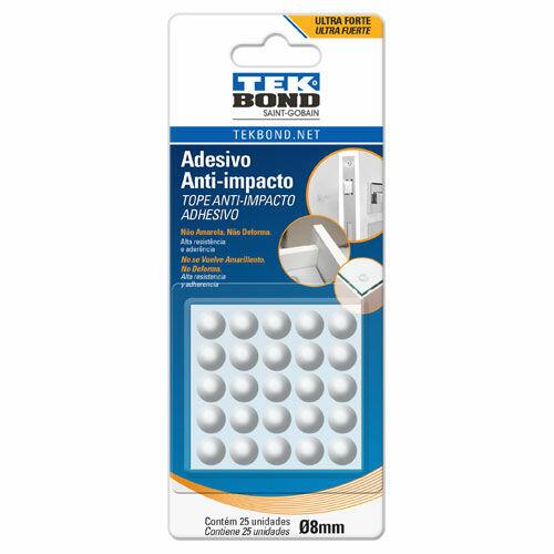 Protetor Adesivo Tekbond Bumper P 8cm 25 Peças