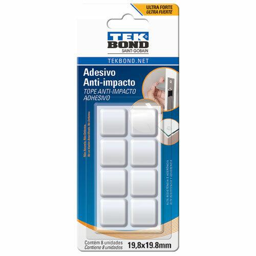 Protetor Adesivo Tekbond Bumper G 19x19cm 8 Peças