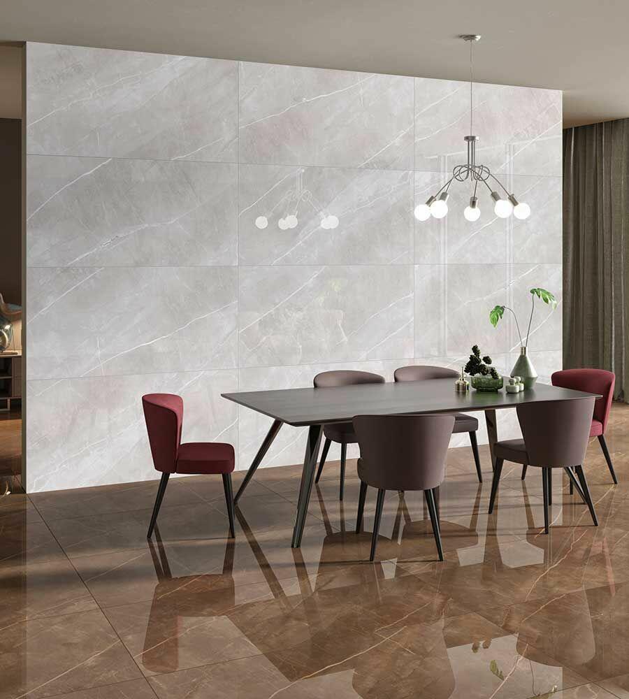 Porcelanato Armani Grey Retificado Polido 80x160 Málaga