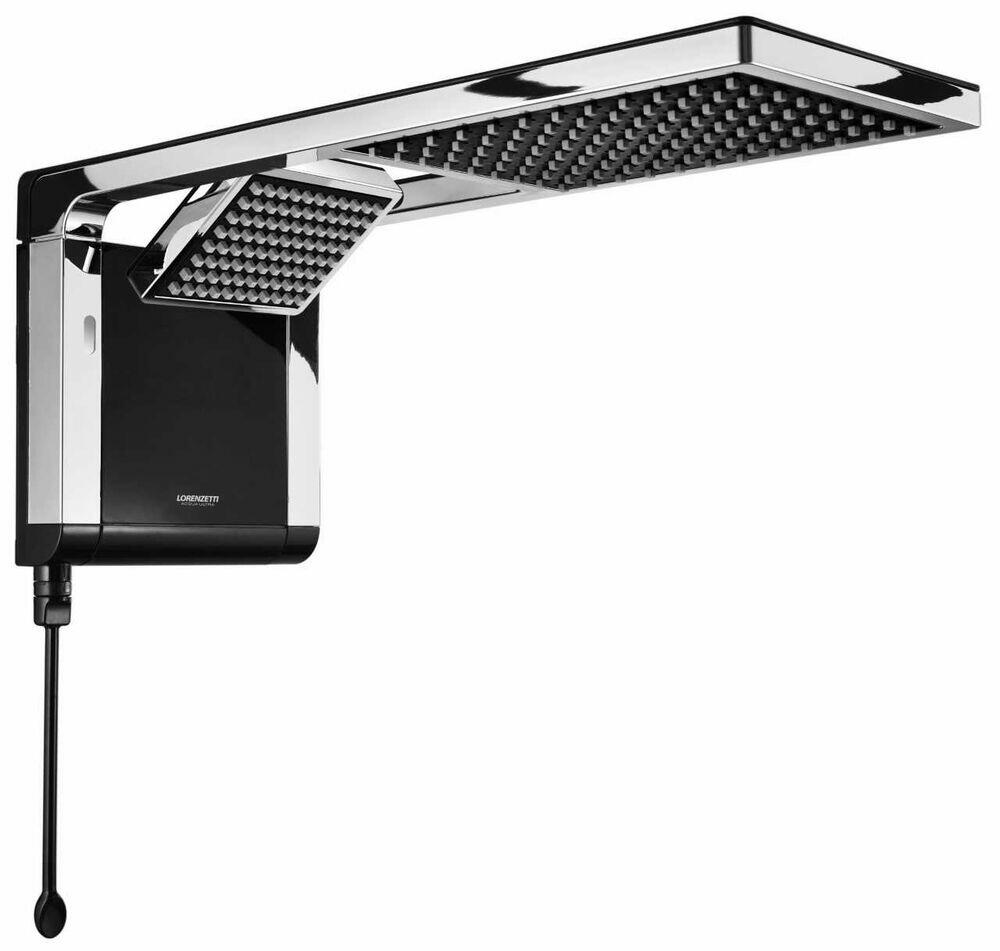 Chuveiro Eletrônico Acquaduo Flex Hibrid Preto Lorenzetti