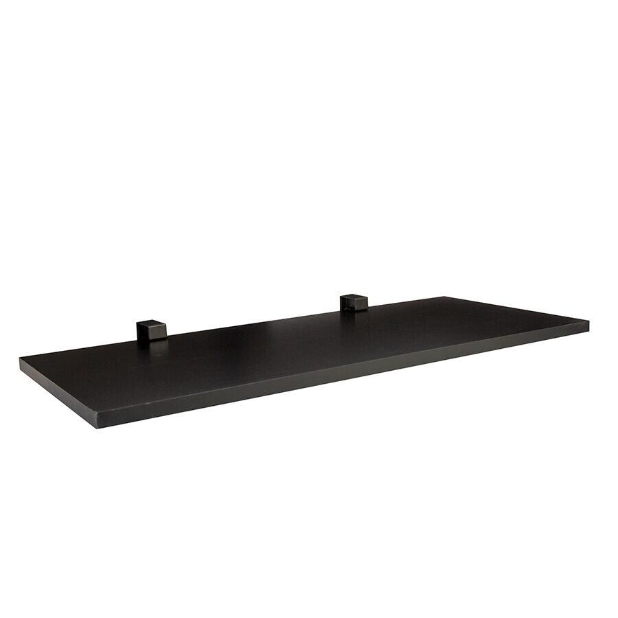 Prateleira Lineare com Suporte 25x60cm Preta Prat-K