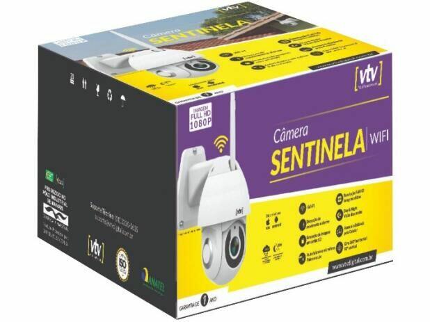 Câmera de Segurança Wi-Fi Full HD Sentinela VTV Digital