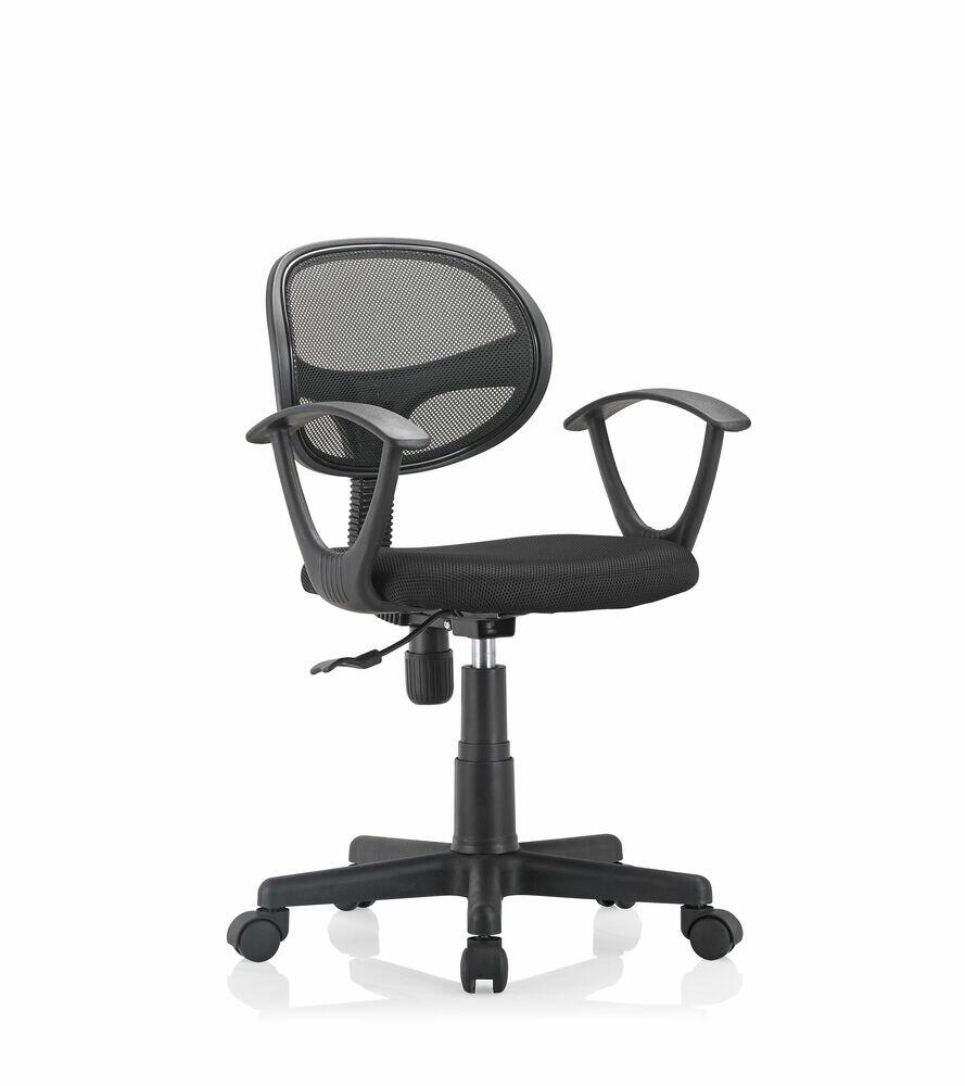 Cadeira Mesh Stable com Rodizios Preto Diagonal