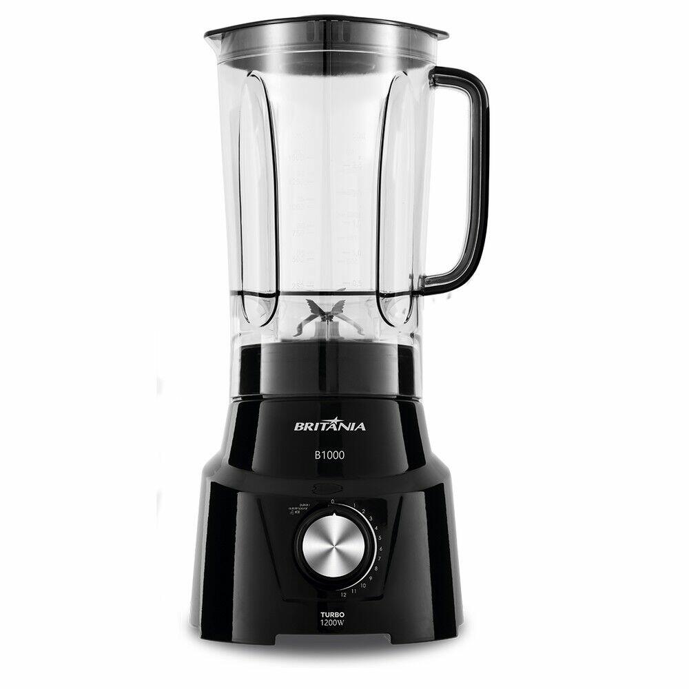 Liquidificador B1000P 12 Velocidades Preto Britânia