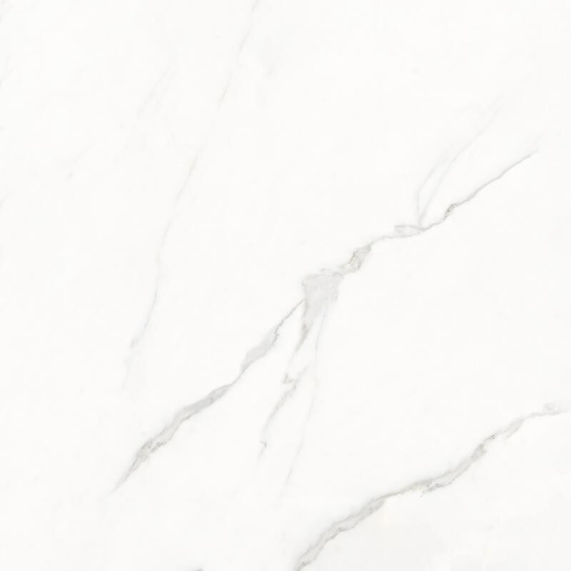 Piso Cerâmico Treviso Retificado Acetinado 74x74 Branco e Cinza Ilhabella