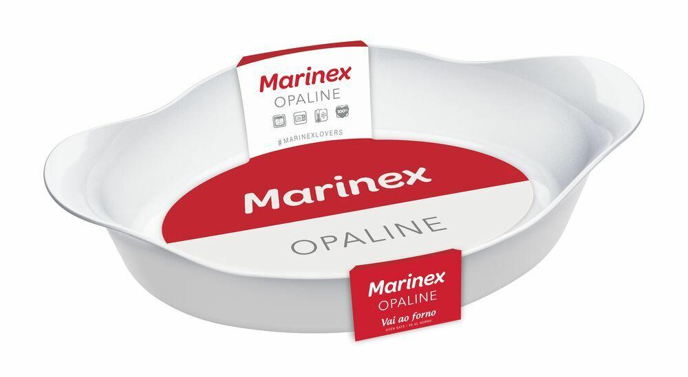 Assadeira Linha Opaline Oval 600ml Nadir