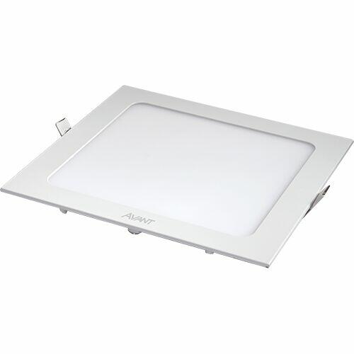 Painel LED Embutir 18W Pop 22cm 6500K Luz Branca Avant